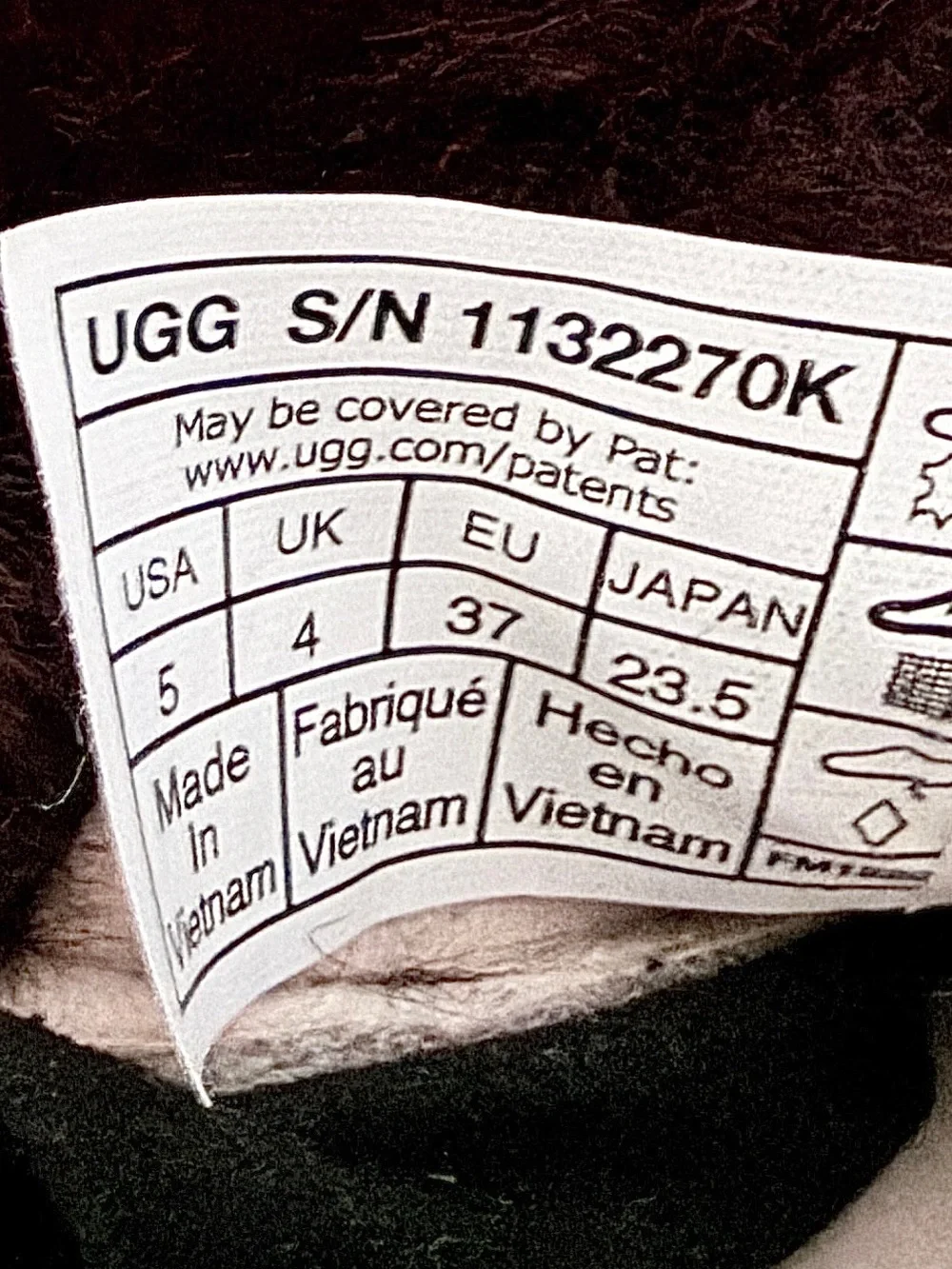UGG Kids Arren Weather boots , Us size 5